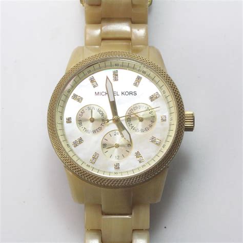 michael kors ritz horn watch